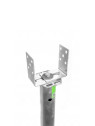Adaptador en L 100-160mm para tornillo de cimentación para forjado Adaptador en L 100-160mm para tornillo de cimentación para forjado